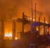Fire outbreak at Tudu, near Accra Regional Police Headquarters